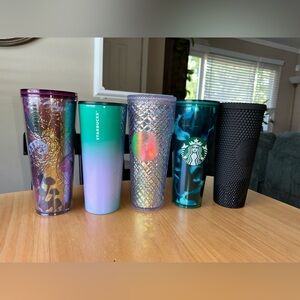 Starbucks Cup Lot - no straws